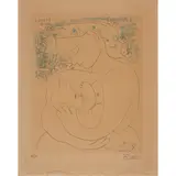 GRANDE MATERNITÉ by Pablo Picasso, 1963, Lithograph, A/P, aside from the numbered edition of 200, sold Apr 2021