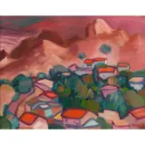 Denis Peploe, KYTHREA, CYPRUS, oil on canvas