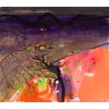 Barbara Rae, SINGLE ALMOND, CANAR, mixed media
