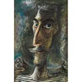 John Byrne, SELF PORTRAIT, mixed media