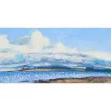 Charles Simpson, DUART CASTLE, MULL, mixed media