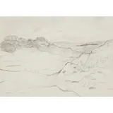 Elizabeth Blackadder, GROSEBAY, HARRIS, pencil