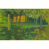 SUNLIGHT IN THE PARK by David Michie, oil on canvas, sold Jan 2021