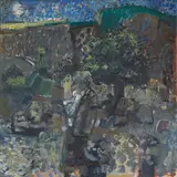 John G. Boyd, THE GARDEN OF GETHSEMANE, oil on board