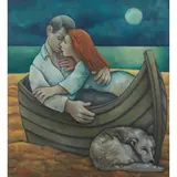 Michael Scott, FISHERMAN'S DREAM, oil on canvas