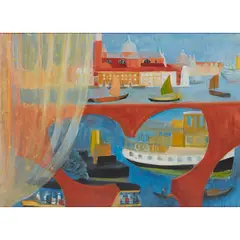 Margaret Mellis, VIEW OF SAN GIORGIO MAGGIORE - C.1948, oil on canvas