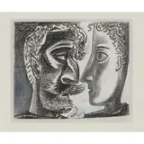 John Byrne, ME AND LITTLE ME, mixed media on paper