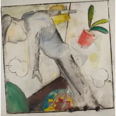Jock McFadyen, UNTITLED (YOYO), Oil on canvas