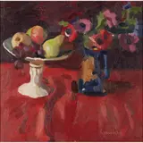 Alexander Goudie, FRUIT AND JUG OF ANEMONES