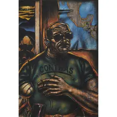 Ken Currie, MERCENARY, 1987, pencil and pastel on paper