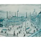 L. S. Lowry, HUDDERSFIELD, Off-set lithograph, ed. 850