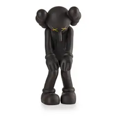 SMALL LIE (BLACK) by Kaws, 2017, Vinyl cast resin, printed with the artist's name, date, fabricator and title on the underside, produced by Medicom Toy, sold Jan 2021
