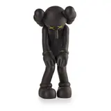Kaws, SMALL LIE (BLACK), 2017, Vinyl cast resin, printed with the artist's name, date, fabricator and title on the underside, produced by Medicom Toy