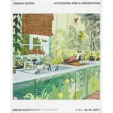 JUNGLE KITCHEN by Jonas Wood, 2017, Off-set lithograph, from the edition of unknown size, published for the 'Interiors and Landscapes' exhibition at David K, sold Jan 2021