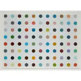 Damien Hirst, POSTCARD FROM . . . DAMIEN HIRST: NUCLEOHISTONE, 2012, Off-set lithograph, from the edition of 500, published by the Fondazione Pastificio Cerere and Gagosian Gallery, Rome