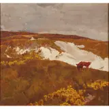 Hubert Coutts, A WEST HIGHLANDS CROFT, watercolour