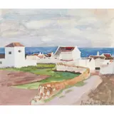 David McClure, VILLAGE BY THE SEA, SPAIN