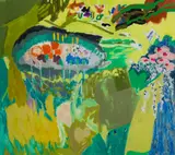 David Michie, SPRING GARDEN, oil on canvas