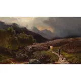 Sidney Richard Percy, HOMEWARD BOUND, oil on canvas