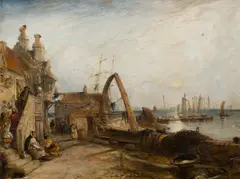 David Octavius Hill, PITTENWEEM, oil on board