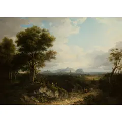 Alexander Nasmyth, EDINBURGH FROM THE NORTH-WEST, oil on canvas