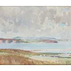 Stanley Cursiter, INGANESS BAY, ORKNEY, oil on canvas