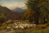 David Farquharson, AUTUMN DAY IN GLEN LYON, oil on canvas