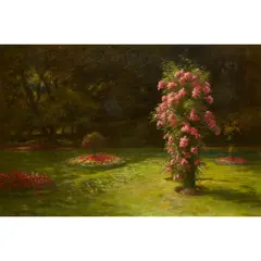 PILLAR ROSES by Joseph Farquharson, oil on canvas, sold Dec 2020