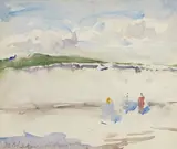 Francis Cadell, FIGURES ON A WINDY BEACH, IONA