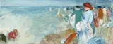 George Leslie Hunter, ELEGANT FIGURES ON THE BEACH