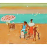 Alberto Morrocco, SUNDOWN BY THE SEA