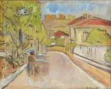 George Leslie Hunter, AN AFTERNOON WALK, SOUTH OF FRANCE