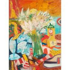 STILL LIFE by John Bellany, oil on canvas, sold Dec 2020