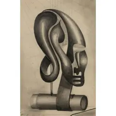 Cuthbert Hamilton, Design for Copper Head, pen on paper