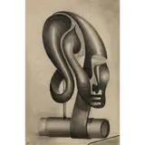 Cuthbert Hamilton, Design for Copper Head, pen on paper