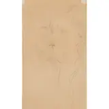 David Jones, Couple Kissing, pencil on paper