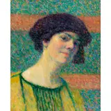 Dorothy Randolph Byard, Portrait of a Lady (Possibly a Self Portrait), oil on canvas