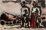 Josef Herman, Mexican Couple