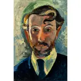 Edward Wolfe, Self Portrait, 1940s, oil on paper on board