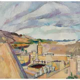 Edward Wolfe, The Fort Above Fez, 1930, oil on canvas
