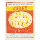 Ceret, 1958 by Pablo Picasso, linocut, condition A, sold Oct 2020