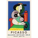 Galerie Beyeler Bale, 1967 by Pablo Picasso, lithograph, printed by Mourlot, condition A, sold Oct 2020
