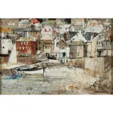 George Hammond Steel, The Slipway, St Ives, oil on board