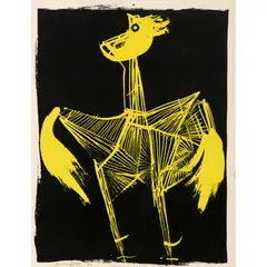 Bernard Meadows, Cockerel, circa 1955, lithograph