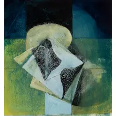 Adrian Heath, Untitled, 1972, pencil, pencil, inks, acrylics/oil on paper