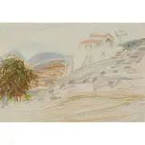 Winifred Nicholson, Monastry on an Outcrop