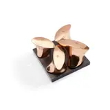 Paul Mount, Untitled, polished bronze on marble base
