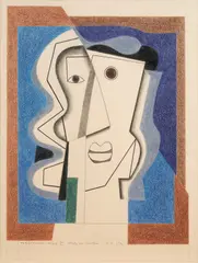 Bryan Ingham, Mediterranean Head: Study for Sculpture, 1996, pastel