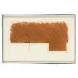 Richard Smith, Drawing (Brown: with Yellow), 1969