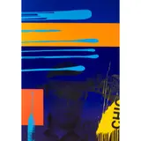 Bruce McLean, Uncluttered Simplicity, 1991, enamel pigment and screenprint on steel panels